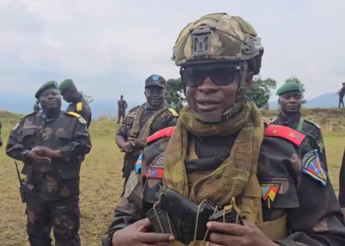 Guerre de l'AFC/M23 : le général Somo Evariste rehausse le moral des troupes au front