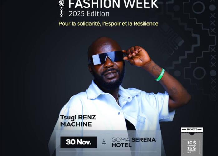 Kivu Fashion Week : l’artiste bénicien Tshugi Renz attendu à Goma pour l’édition 2025
