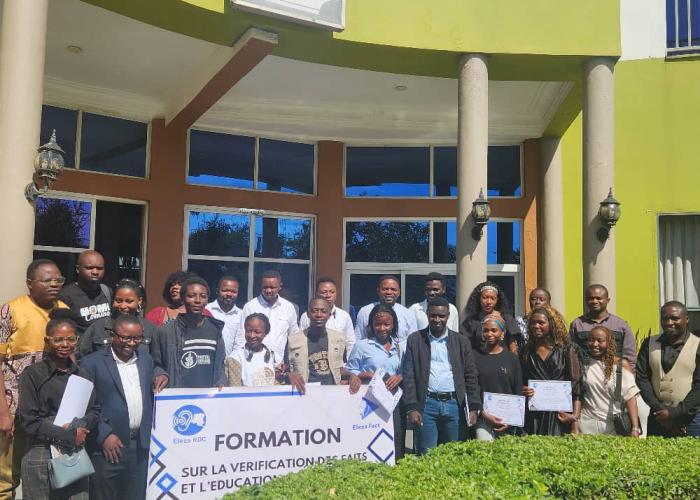Nord-Kivu : « Eleza RDC » forme des journalistes, étudiants et influenceurs sur la vérification des faits