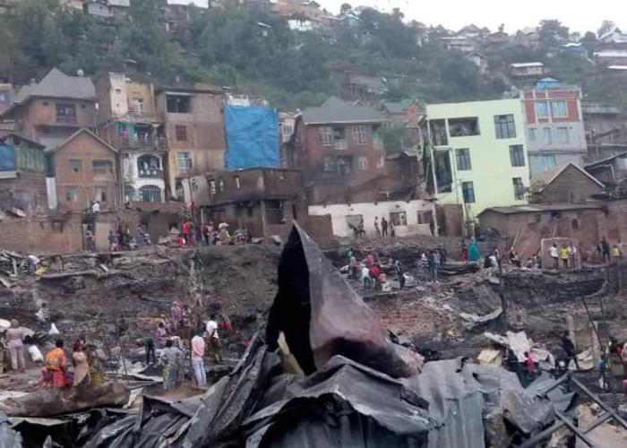 Goma : le Conseil Communal de la Jeunesse tire la sonnette d'alarme face à la recrudescence des incendies
